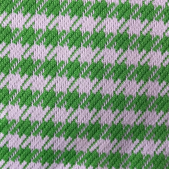 COVintage Bogart of Texas button down shirt pocket green white checkered medium - Picture 7 of 9